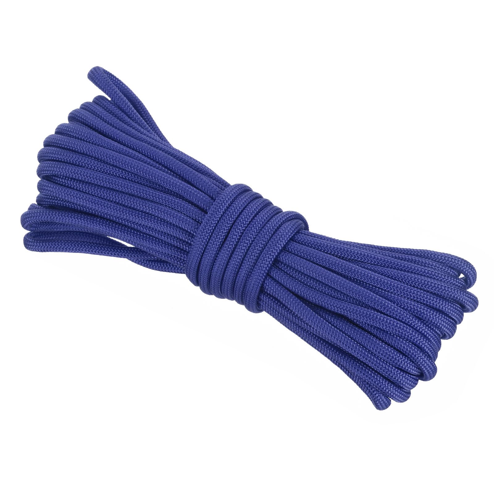 Rebower 550 Paracord Rope 8m, 4mm Thin Paracord Nylon Cord 7-Strand Core [for Tent Camping Outdoor Gear] - Sapphire Blue
