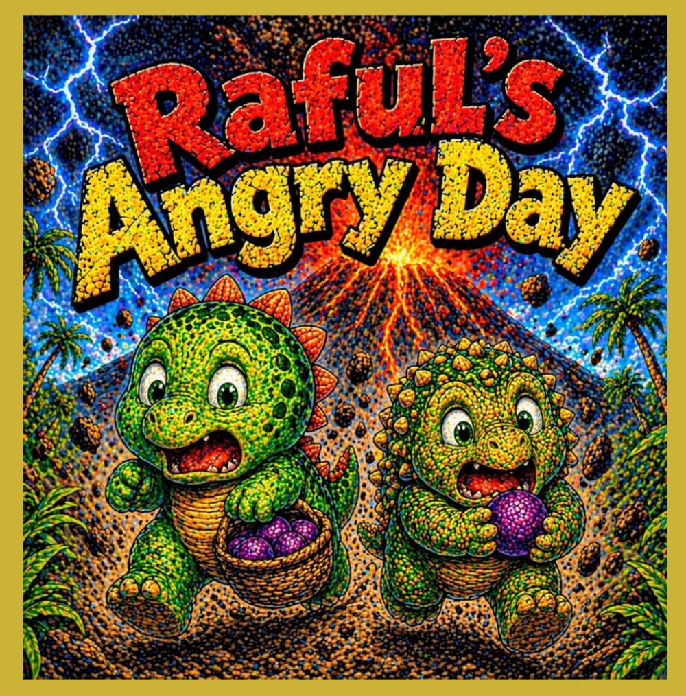 Raful's Angry Day: A Little Dinosaur Learns That Sharing Turns Anger into Joy