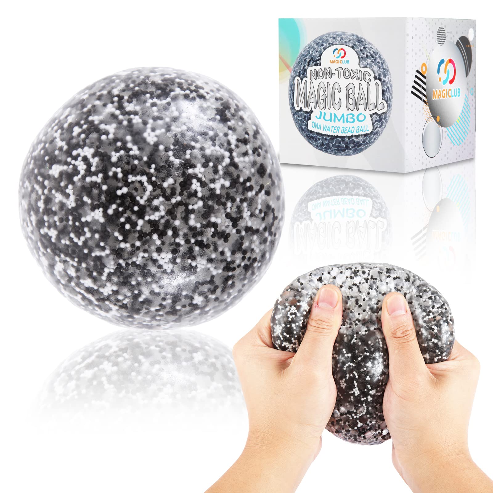 Buy Giant Stress Ball for Adults and Kids,4Inch Jumbo Squishy Stress Ball Fidget Toy