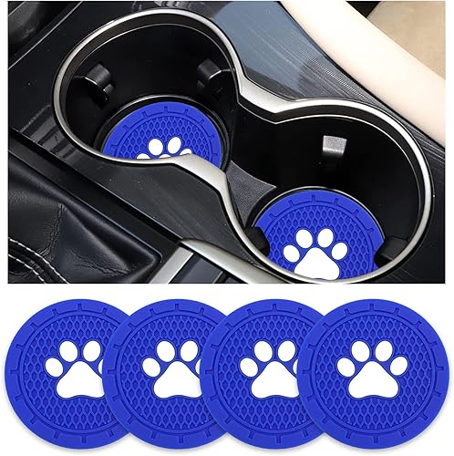 Miniatura 1 de 4 posavasos para automóvil, 2.75 pulgadas, lindo posavasos para mujeres y hombres, portavasos antideslizantes de PVC para automóvil, accesorios