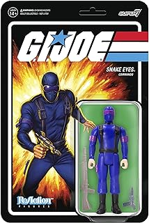 Super7 G.I. Joe Snake Eyes (RAH) 3.75 in Reaction Figure