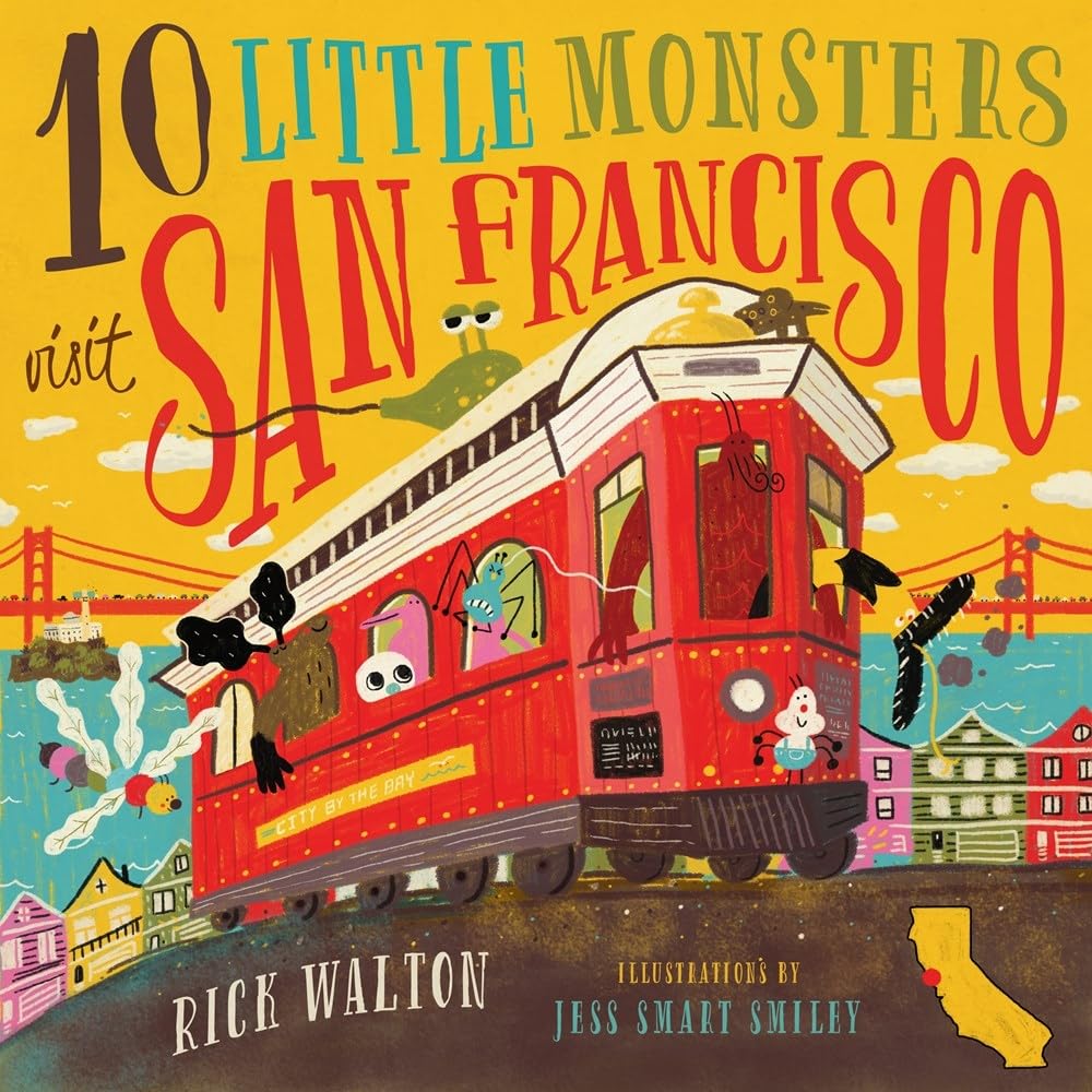 Cover of 10 Little Monsters Visit San Francisco