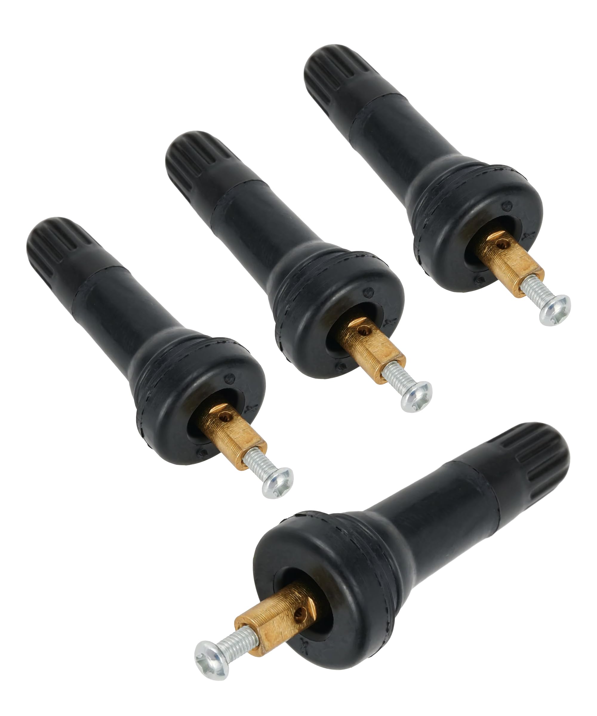 Flaconi 4PCS Válvula Sensor Presión Auto,TPMS Sensor Presión De Los Neumáticos De Monitoreo Vástago La Válvula,Adecuado para la Mayoría de los Coches,Camiones Ligeros,Pequeños Remolques