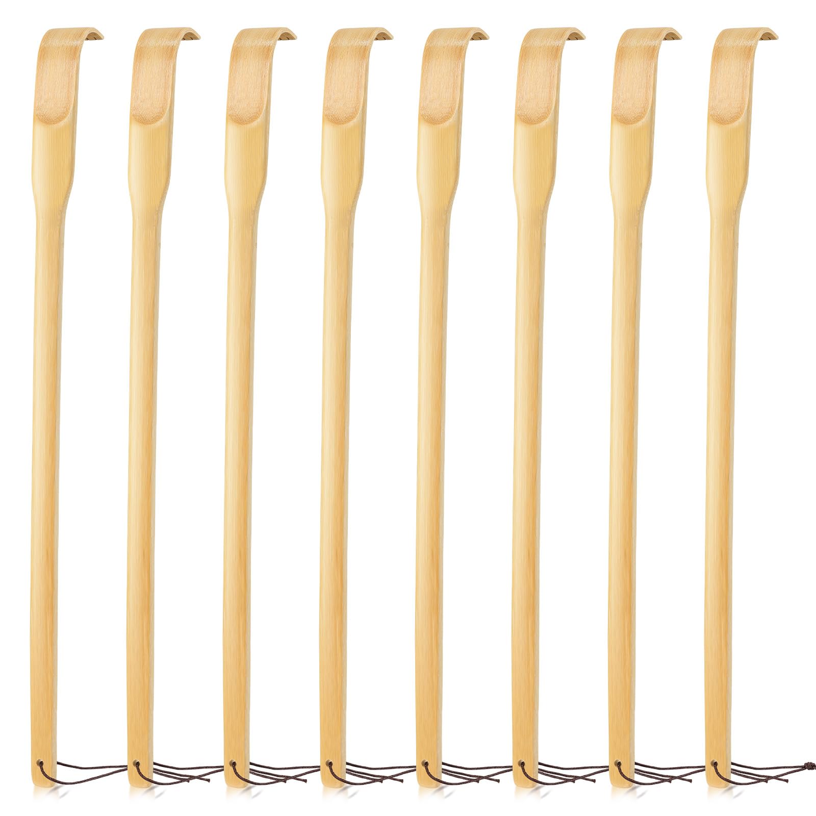 8 PCS Bamboo Wooden Back Scratchers