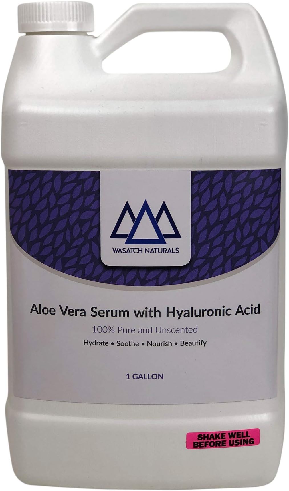 Aloe Vera Serum with Hyaluronic Acid 1 Gallon Unscented (Wasatch Naturals)