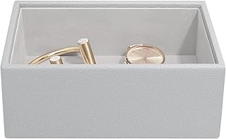 STACKERS Çakıl Taşlı Gri Mini Saat/Aksesuar Mücevher Kutusu