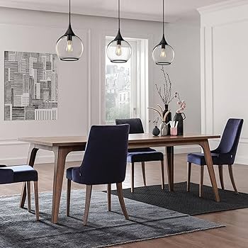 ♡　MCM HAHZT Pendant Lights Kitchen Island: 3 Pack Black Light