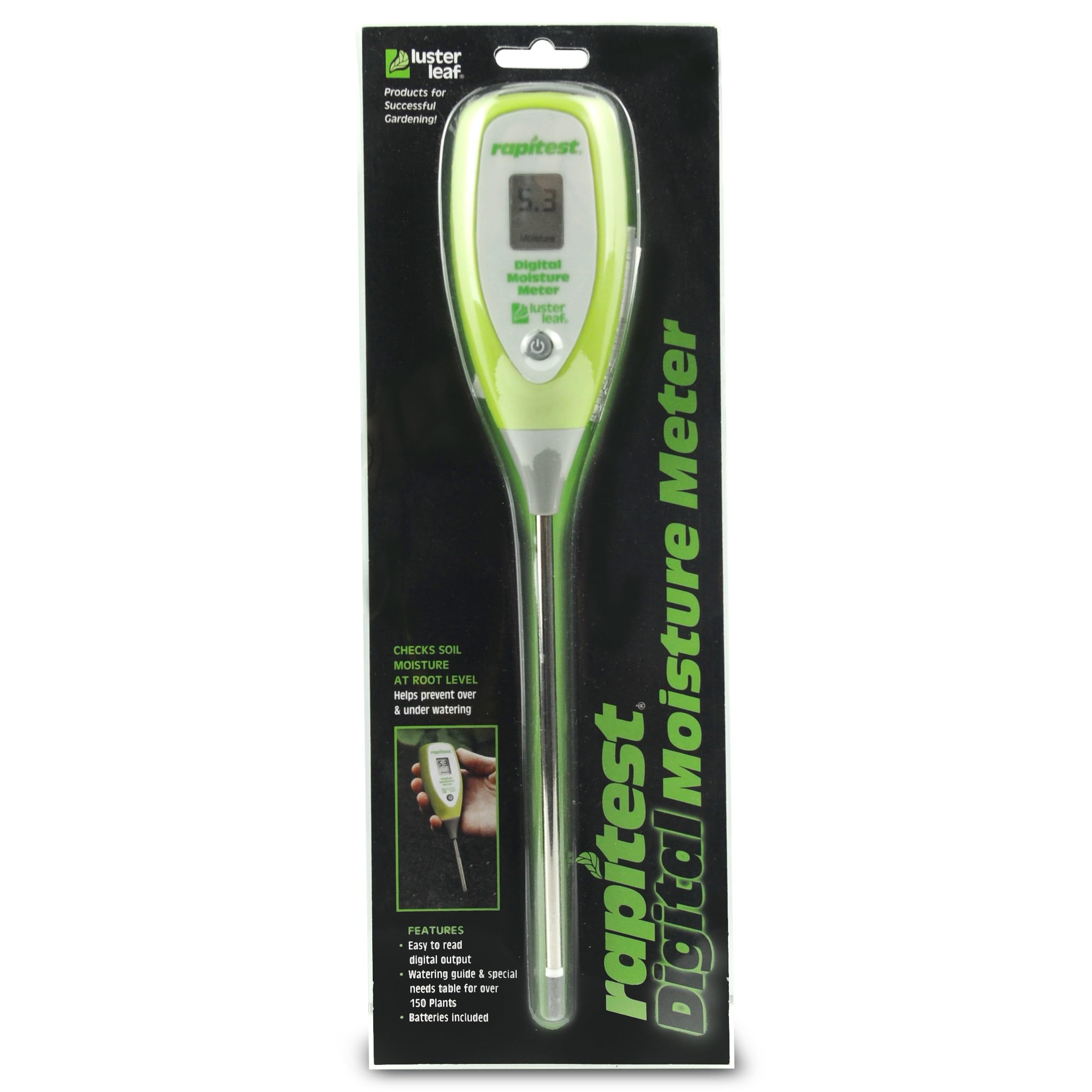 Humidimètre Rapitest 1825 Luster Leaf pour plantes d'intérieur