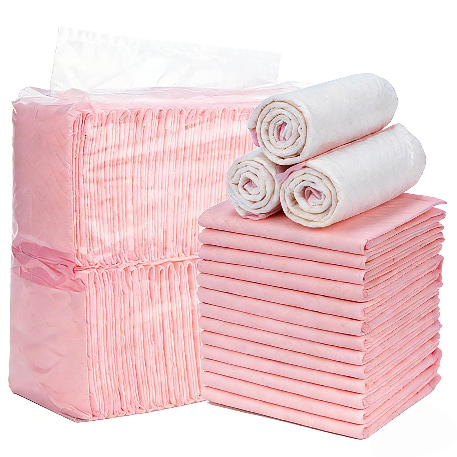 Lot de 100 Alese Jetable Bebe, Matelas à Langer pour Bebe 33 × 45cm, Tapis de Change Respirantes Ultra Doux, Anti-Fuite, Imperméables pour Table à Langer et Lit Bebe