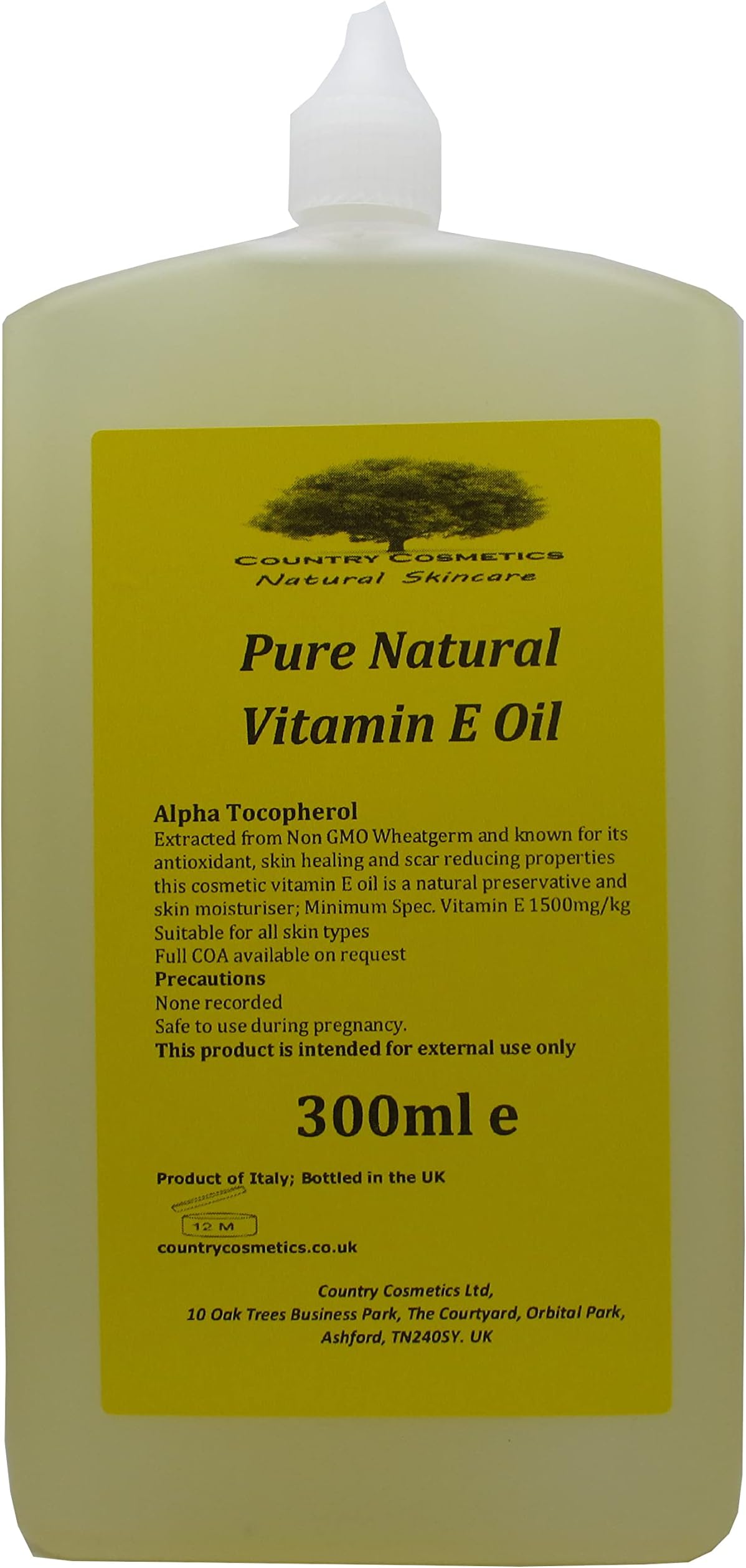 Pure Natural Vitamin E Oil 300ml