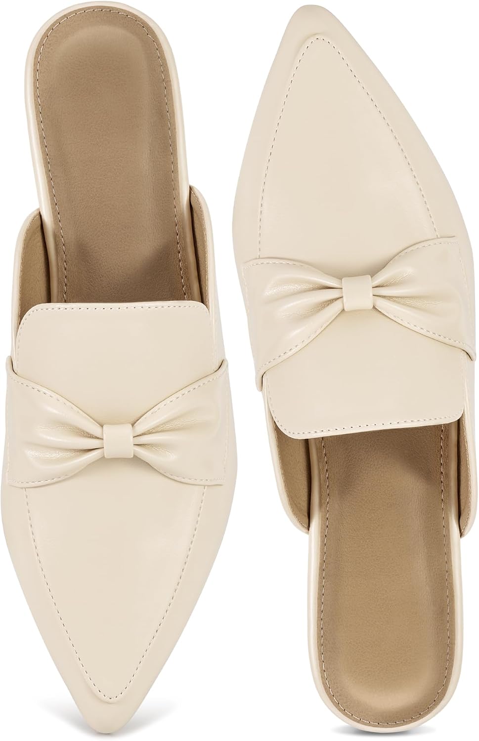 Alicegana Mules for Women Dress Flats: Comfortable Slip On Backless Slides