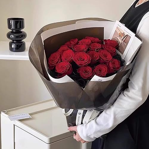 Miniatura 36 de JOYIT Rollo de celofán verde (200 pies de largo x 17.5 pulgadas de ancho) - Papel de regalo de celofán verde transparente de 2.5 mil de grosor