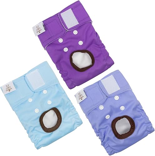 Miniatura 16 de CuteBone - Pañales para perras, paquete de 3 unidades para perritas, talla S, D14S