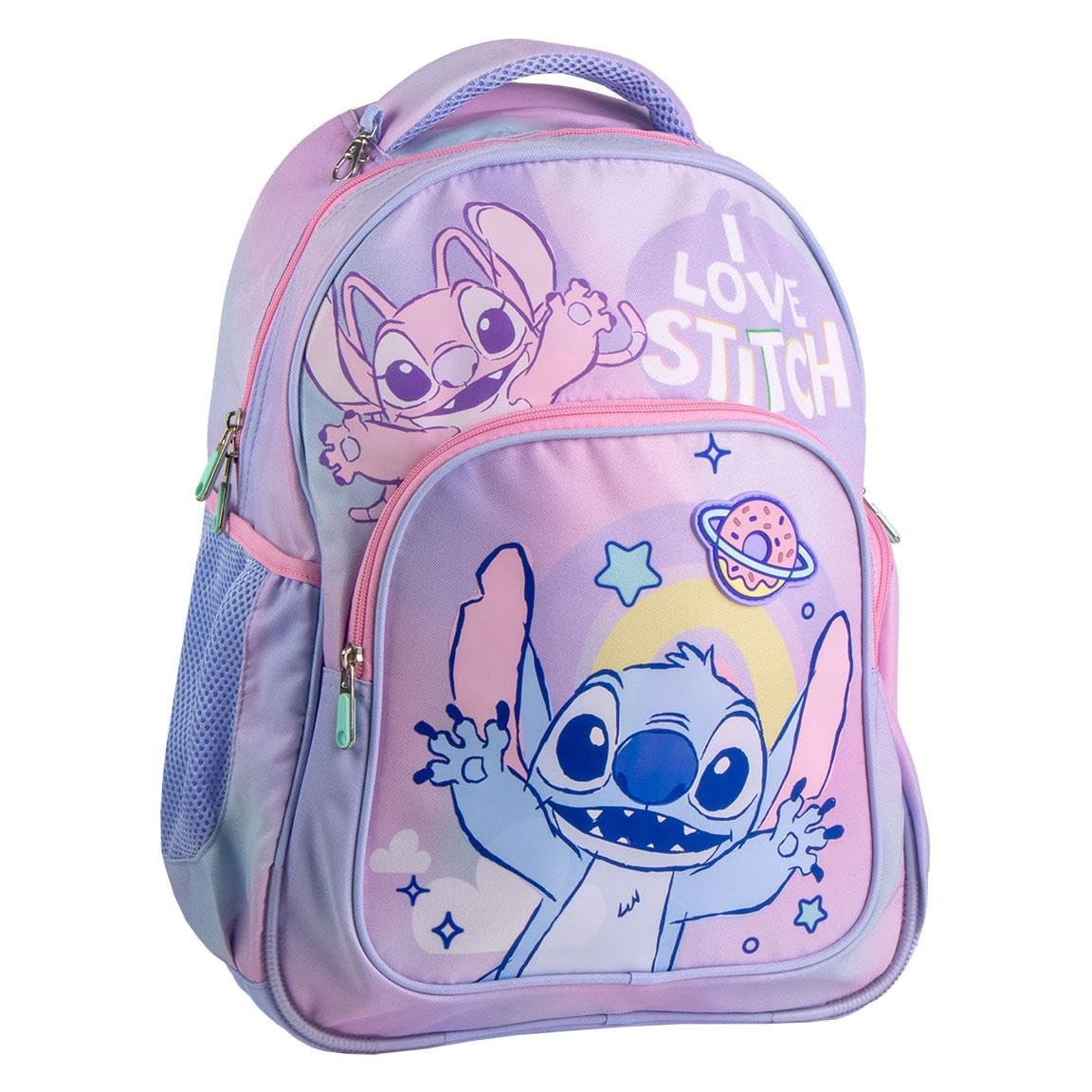 CERDÁ LIFE'S LITTLE MOMENTS Zaino per Bambini avec Spallacci Imbottiti et Schienale Ergonomique-Zainetto Lilo & Stitch Scuola e Tempo Libero, Unisexe Enfants, Medium