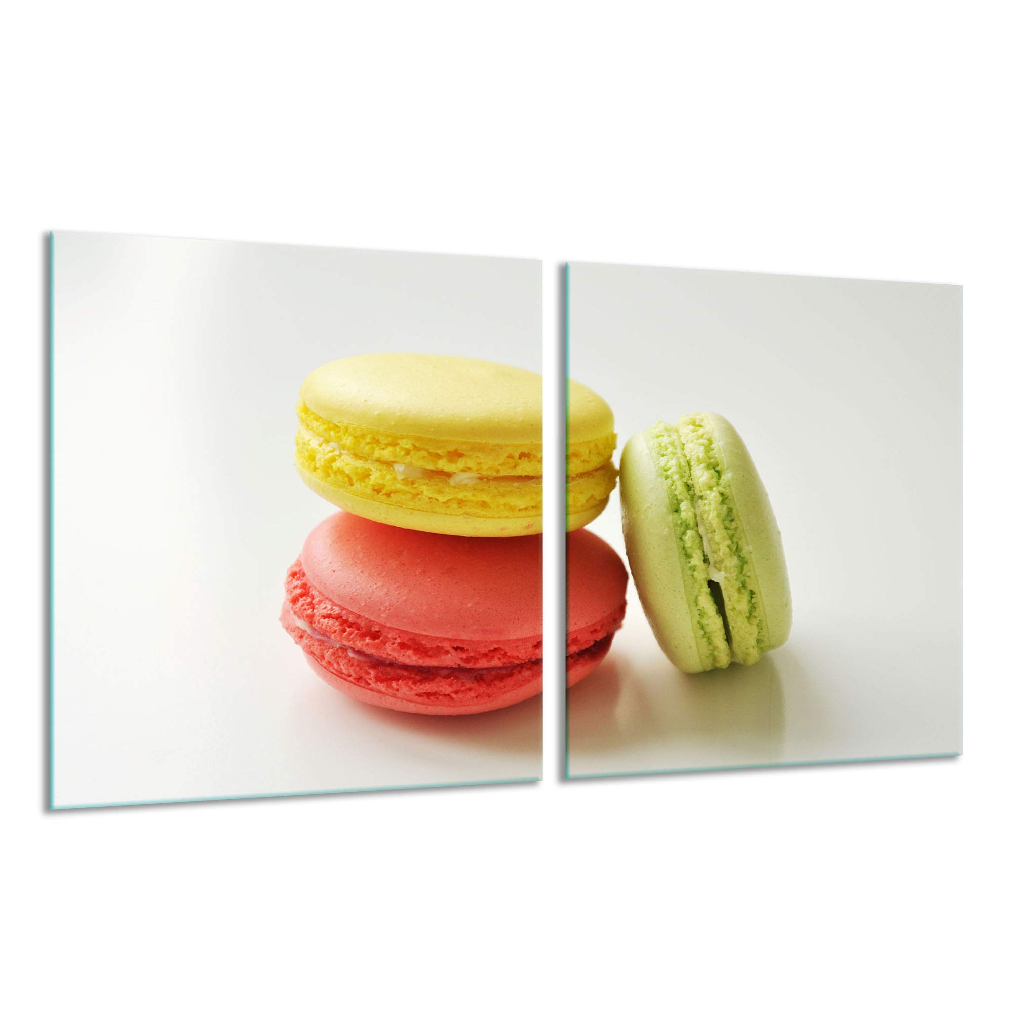 Placa para cubrir la vitrocerámica, 2 piezas, 2 x 40 x 52 cm, para cocinas de inducción, multicolor