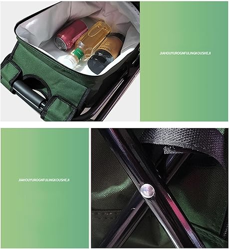 Miniatura 8 de Folding Backpack Stool, Heavy Duty Cloth with Cooler Bag, Lightweight Portable - X - Bracket, Convenient Side Pocket, Ideal for Camping and Fishing