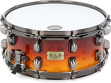 Tama S.L.P. G-Kapur Snare Drum - 6-inch x 14-inch, Limited Edition Amber Sunset Fade