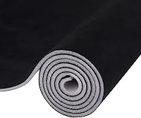 Vista 11 de 4Bang Tela de Forro Interior de Gamuza Gris para Reparación, Material de Micro-Gamuza para Forro Interior con Respaldo de Espuma, Repuesto