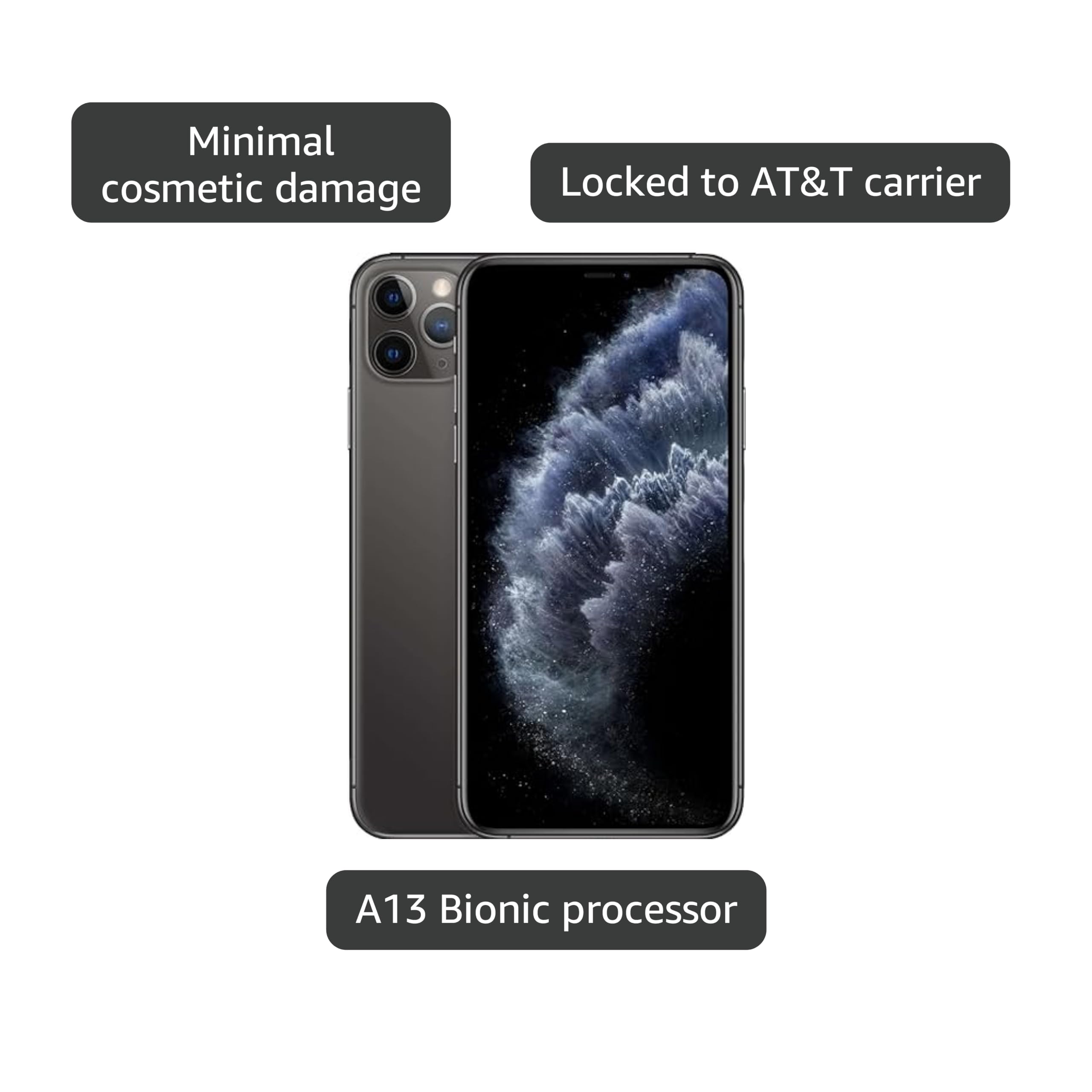 Amazon.com: Apple iPhone 11 Pro, US Version, 256GB, Space Gray Amazon.com: Apple iPhone 11 Pro, US Version, 256GB, Space Gray