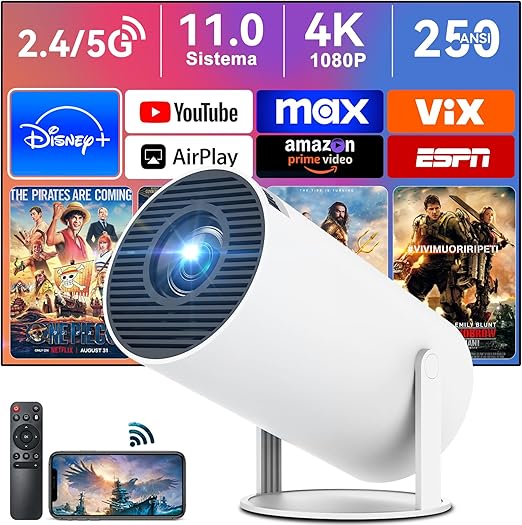 Mini proyector 4K KACOTA Android WiFi regalo graduación prepa
