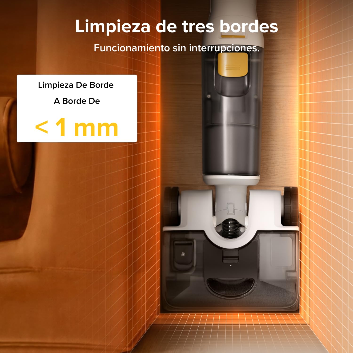 roborock F25 GT Gen 2 Set aspiradora en seco y húmedo, aspiradora-fregona de 20 000 Pa, diseño de 180°, autolimpieza a alta temperatura de 90 °C con secado automático, anti-enredos, ruedas optimizadas