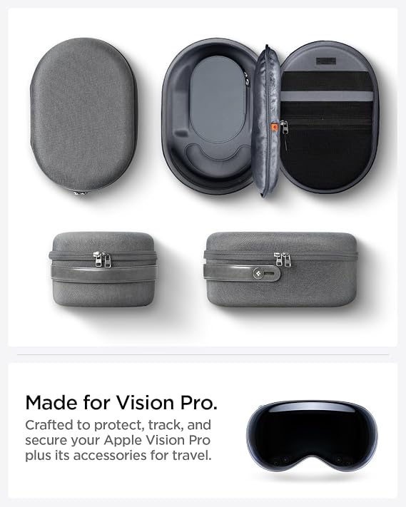 Spigen Klasden Pouch and Stand Bundle Designed for Apple Vision Pro
