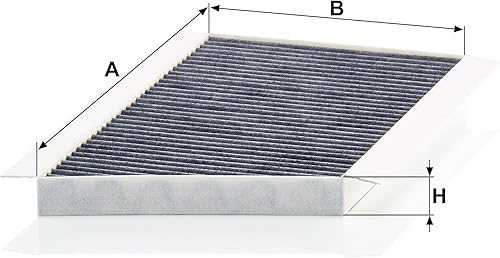 Miniatura 3 de Mann-Filter - CUK 3461 Filtro de cabina con carbón activado para determinados modelos de Mercedes-Benz