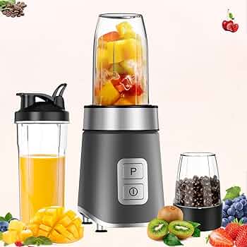 Amazon | Angashion ジューサー ミキサー 氷も砕ける スムージー 野菜