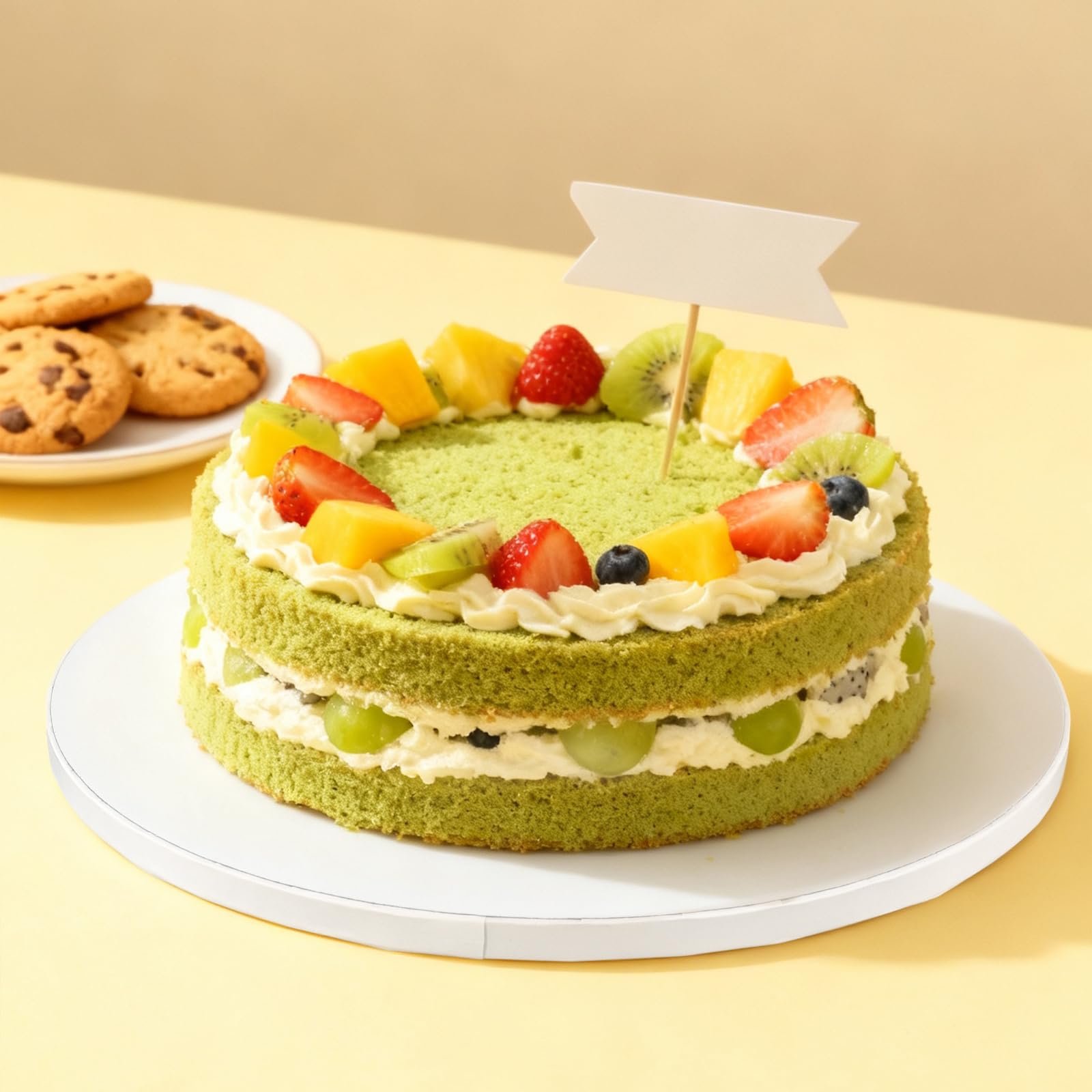 Lot de 10 Cake Boards 25 cm - Supports à Gâteau Ronds en Carton Ondulé 4 Couches - Plateau Jetable pour Mariage, Anniversaire, Fête (Blanc)