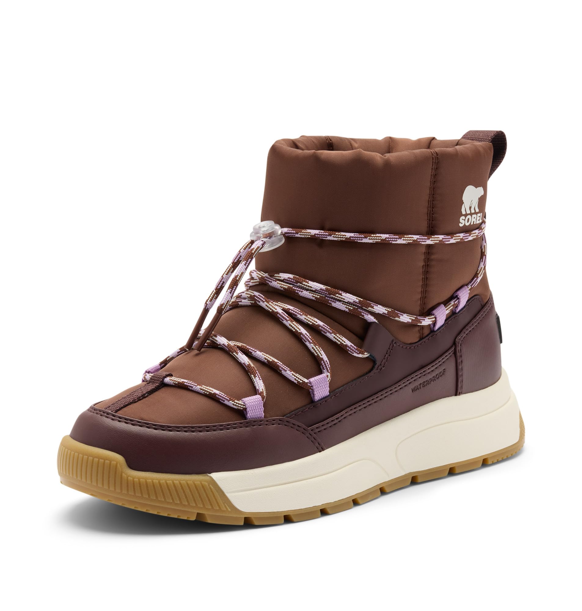 Sorel Damen Whitney 3 Slip On WP Casual Winterstiefel Dark Auburn/Red Lodge 39.5 Regular