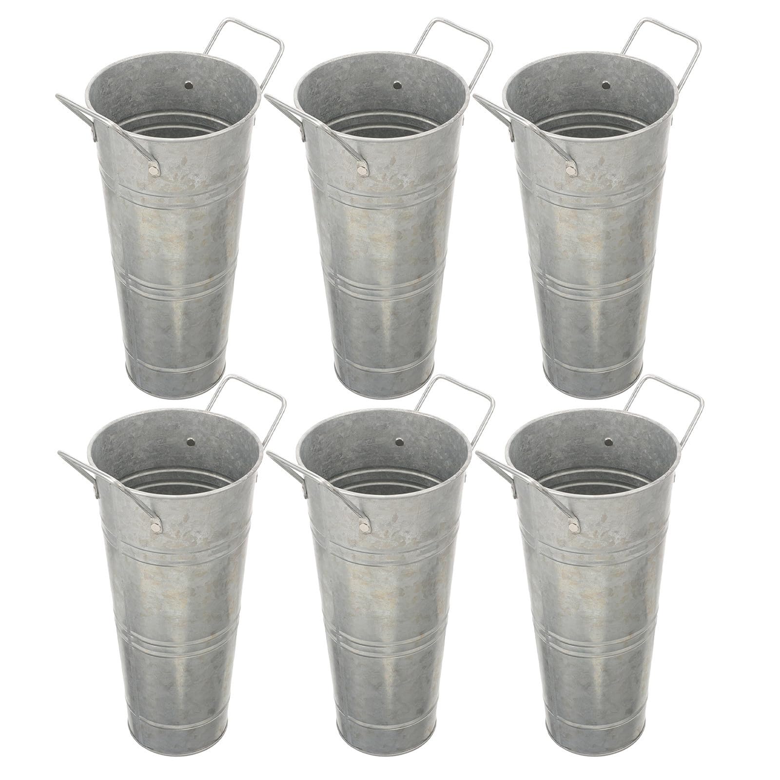 Vases à fleurs incassables en métal contre la casse des pots