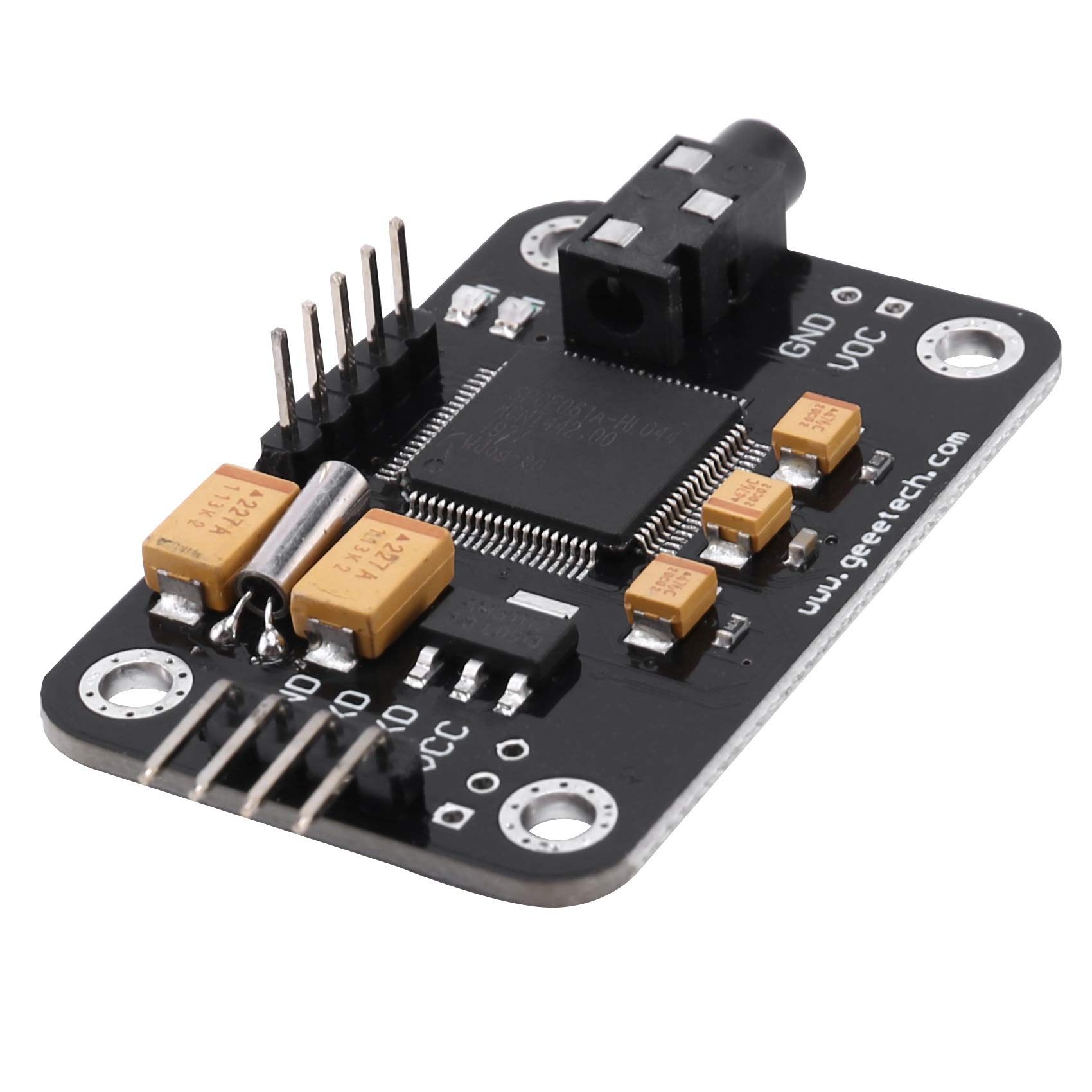 Modulo di Riconoscimento Vocale con Microfono Speech Recognition Scheda di Controllo Vocale Compatibile con