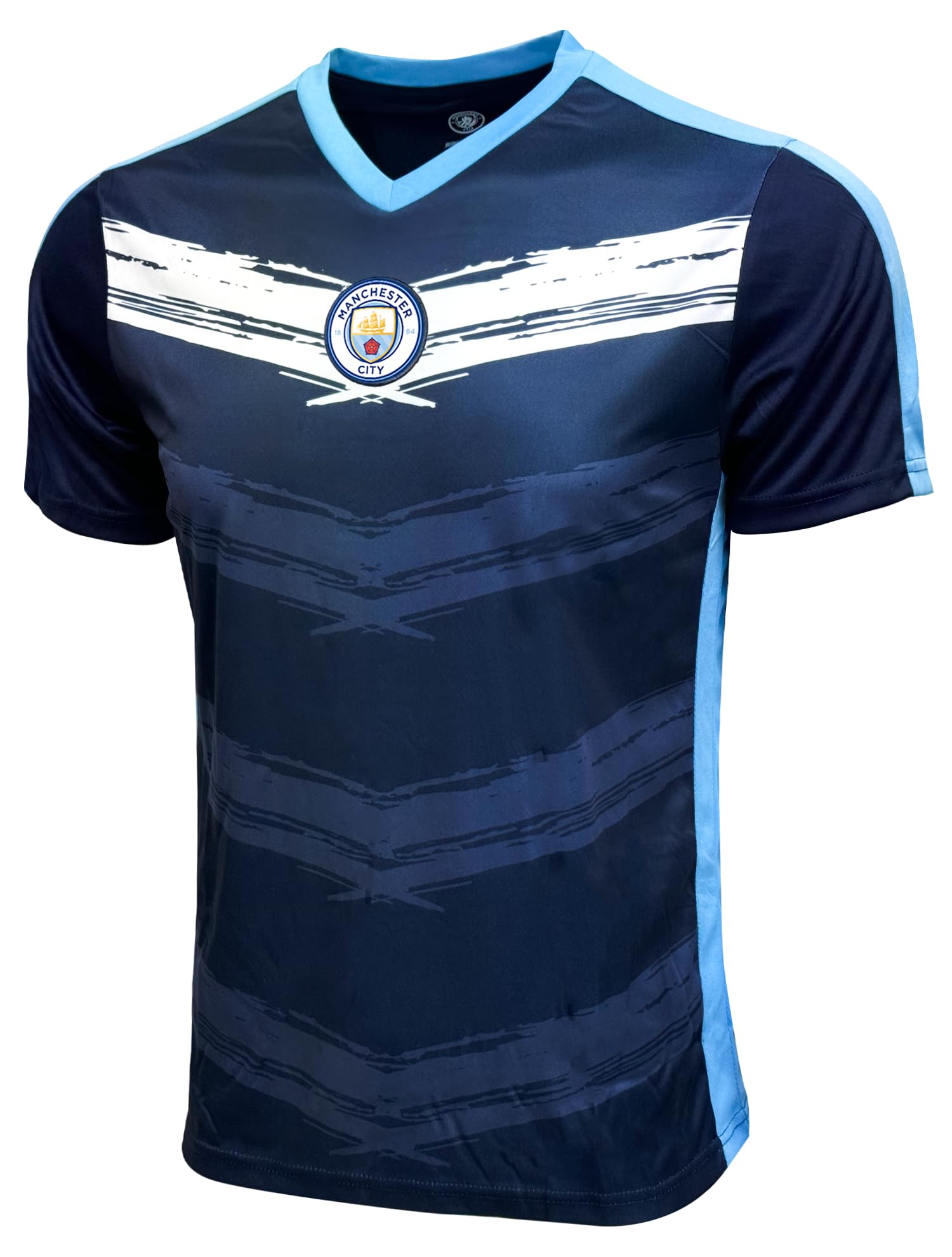 Boy's Manchester City Performance Jersey, Licensed Youth Short Sleeve Man City Shirt