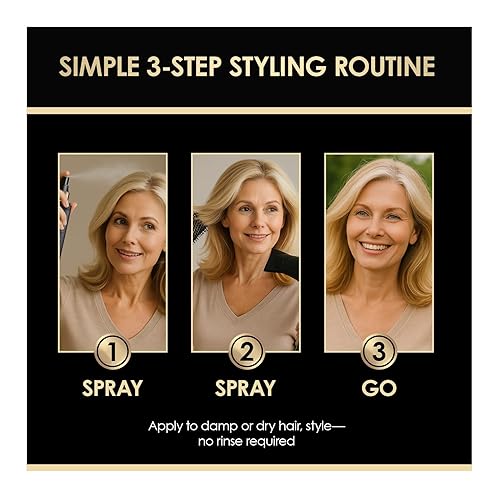 Miniatura 6 de ThickTails Hair Thickening Spray for Women & Men, Instant Volume & Fuller Looking Hair for Fine or Thinning Hair, Root Lift Volumizing Pre-Styler,