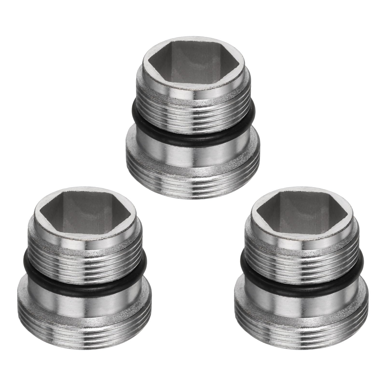 Adaptadores de grifo uxcell de acero inoxidable duradero para fregadero de cocina y filtros