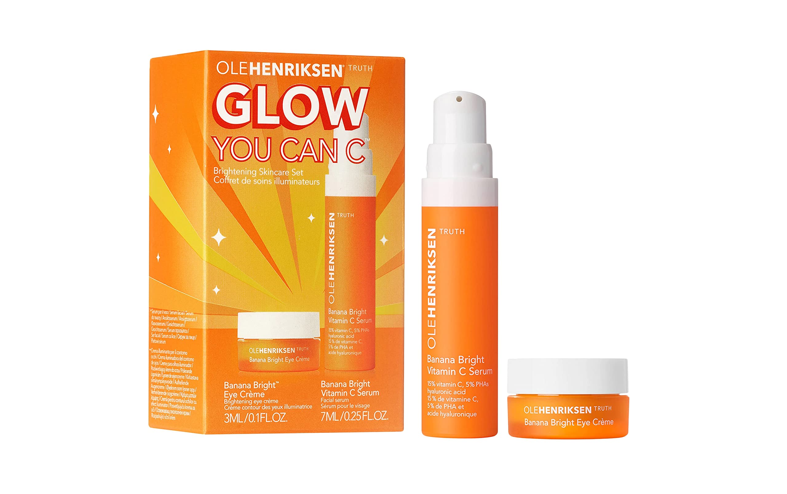 OLEHENRIKSEN Ole Henriksen Glow You Can C Set: Banana Bright Eye Crème + Bright Vitamin C Serum