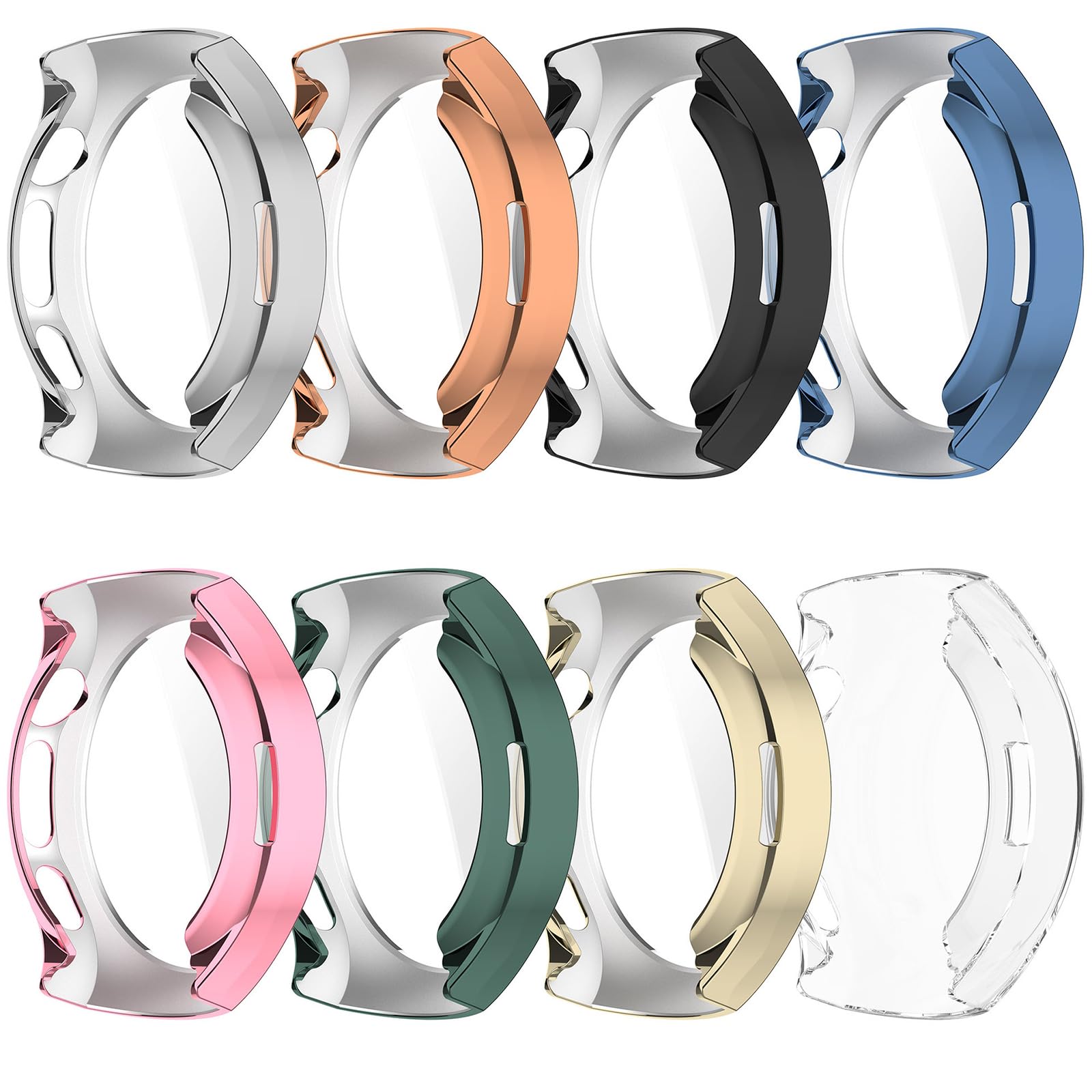 Etui na Huawei Watch 5 46 mm, Silikonowa osłona ekranu TPU, anty-rys, anty-pył, obudowa ochronna na Huawei Watch 5 46 mm