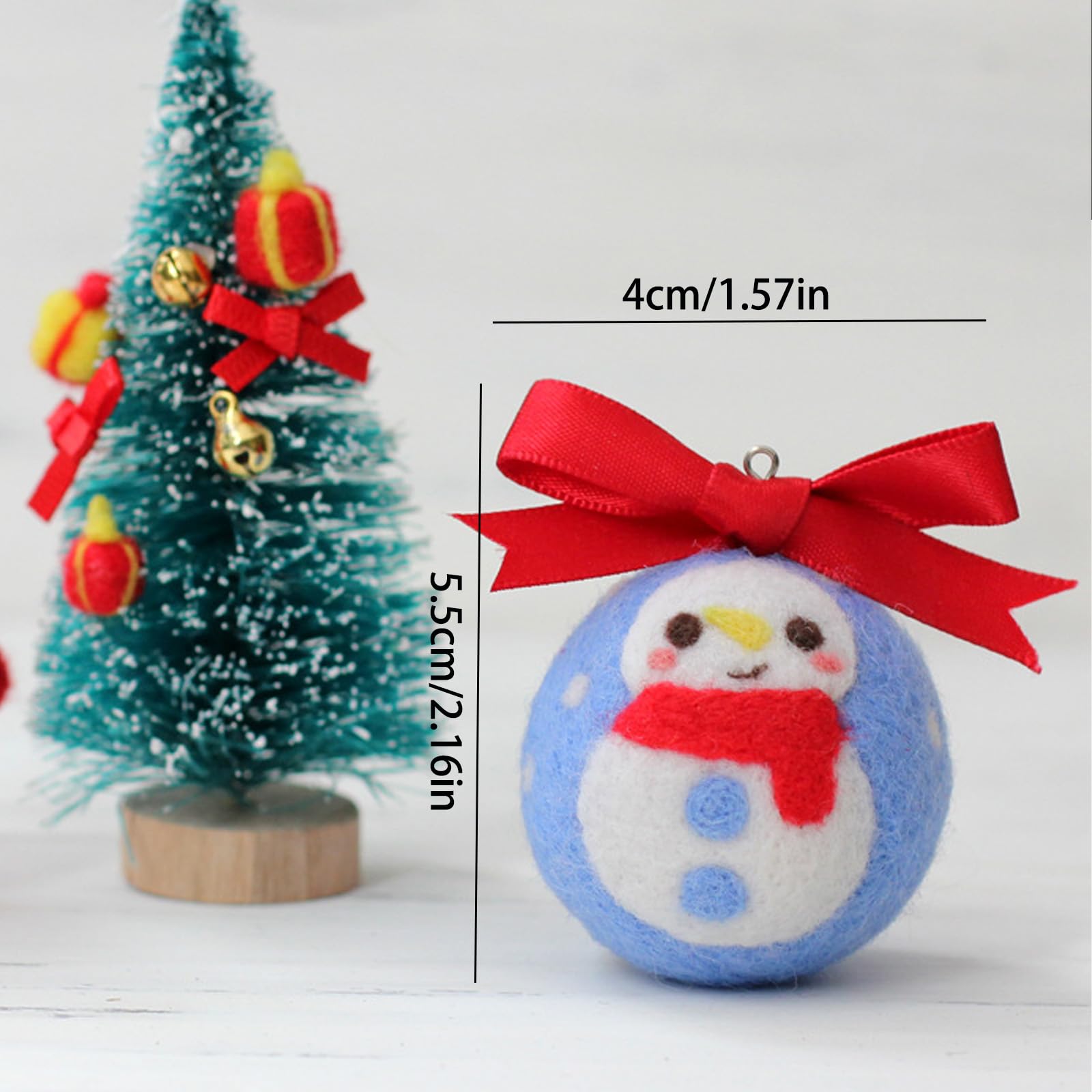 Amazon.co.jp: 羊毛フェルトクラフトセット クリスマス用キーホルダー