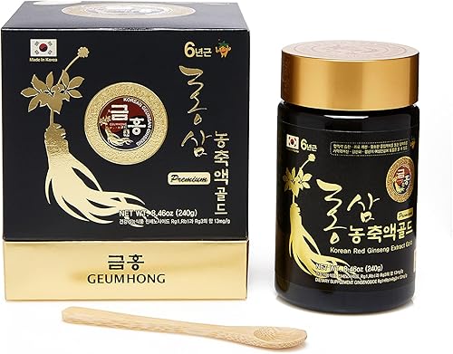 Extracto de ginseng rojo coreano, 8.47 oz, concentrado 100% puro de GeumSan Ginseng