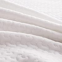 Vista 5 de Feelyou Juego de colcha de casa de lago, tamaño King, rústico, con diseño de lago y reglas del lago, colección de ropa de cama retro con tablones