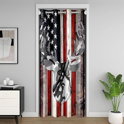 Miniatura 9 de jejeloiu Cortina de puerta de estilo japonés para puerta, privacidad de 42 x 80 pulgadas, tratamiento de ventana japonés Ukiyoe para decoración del