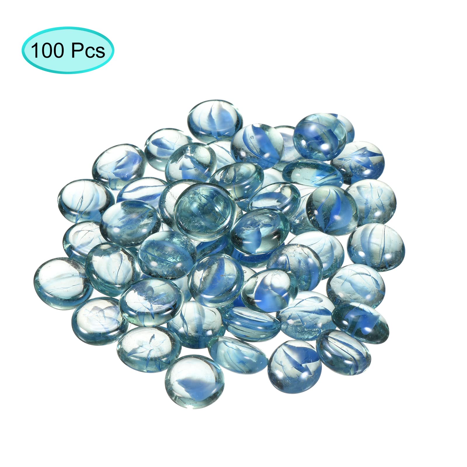 Pluvyze Lot de 100 Billes Enfant,14 mm + 16 mm + 25 mm Bille Oeil de
