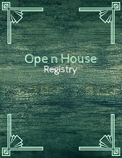 Open House Registry: Realtor Broker And Agent Visitor Guest Book And Log | Open House Registration Sign In Sheet For ...