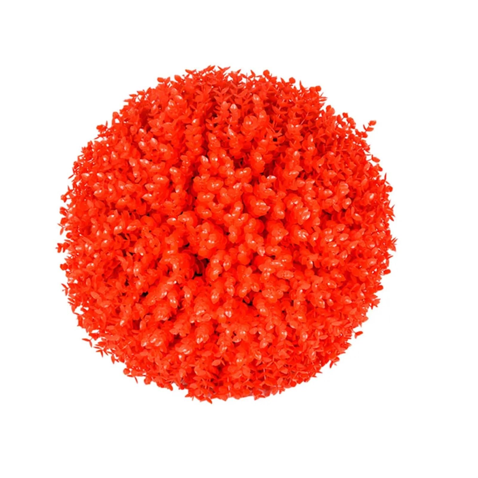 LNNXSZ Topiary Balls Plastic Artificial Plant Topiary Balls Faux Boxwood Decorative Balls Artificial Topiary Ball Wedding Party Home Outdoor Decor(Red 30cm)