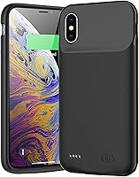 Vista 1 de Funda de batería para iPhone Xs Max, 10000 mAh, delgada, portátil, funda protectora de carga compatible con XS Max (6.5 pulgadas) con Carplay