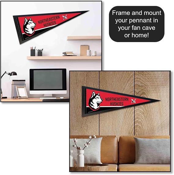 Northeastern University Pennant Full Size Felt