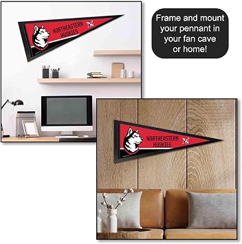 Northeastern University Pennant Full Size Felt