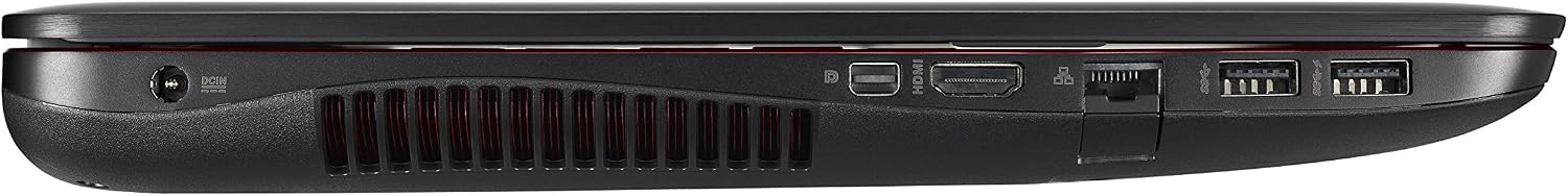 ASUS ROG GL551 Series GL551JM-DH71 4th Generation 15.6-Inch Gaming Laptop (Intel Core i7, 4710HQ 2.50 GHz, 16 GB Memory, 1 TB HDD, NVIDIA GeForce GTX 860M 2 GB Windows 8.1 64-Bit) Black/Red
