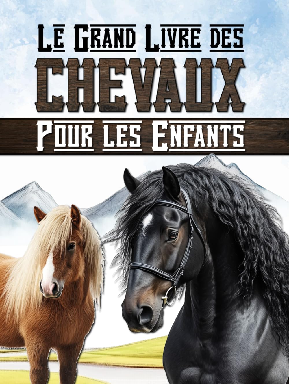 Le grand livre des Chevaux pour les enfants: Découvre le monde de l'équitation, des chevaux et des poneys.