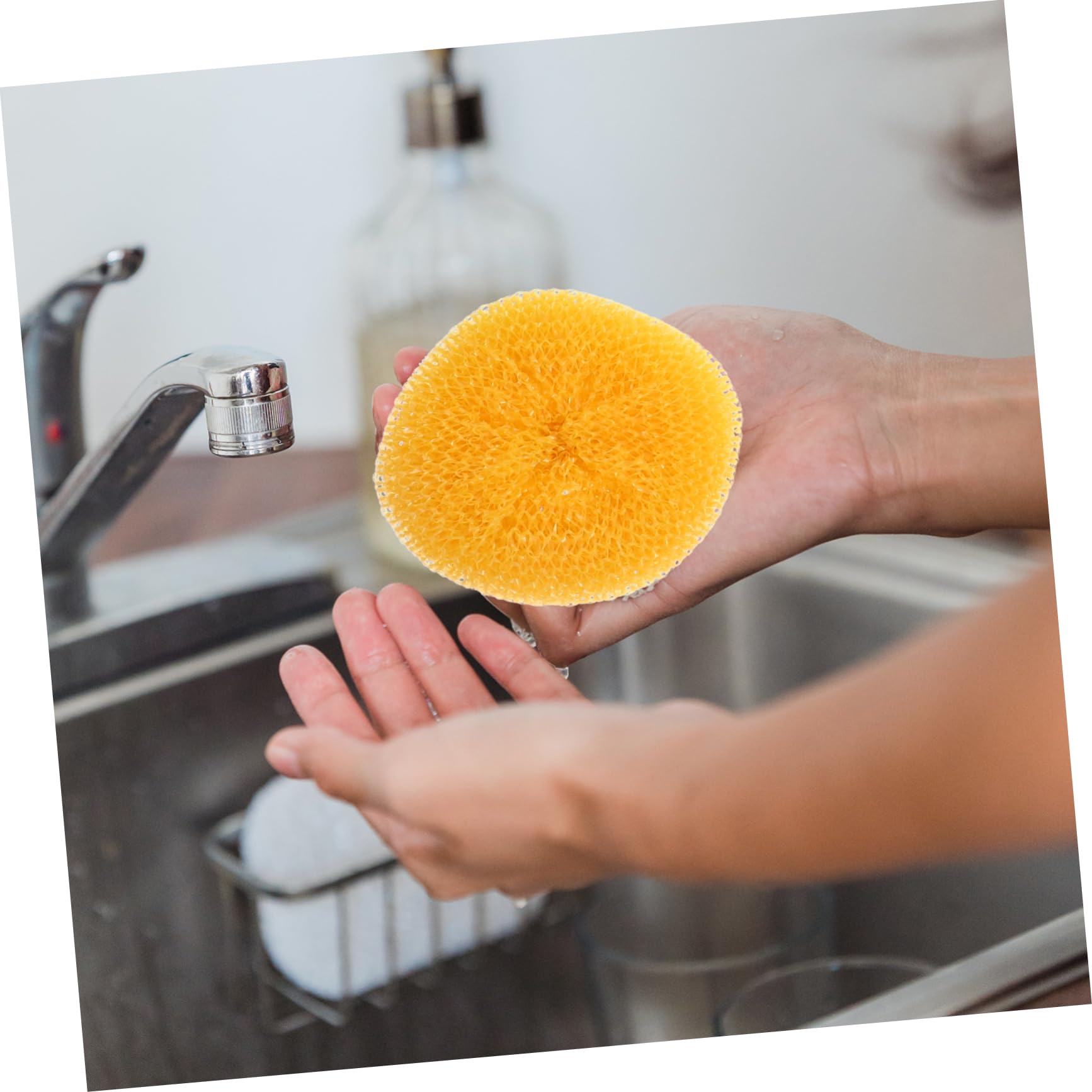 COLLBATH Kitchen Dish Scrubbers Cleaning Pot Scrubbers Soft and Pp Materials Dishwashing Ball Set